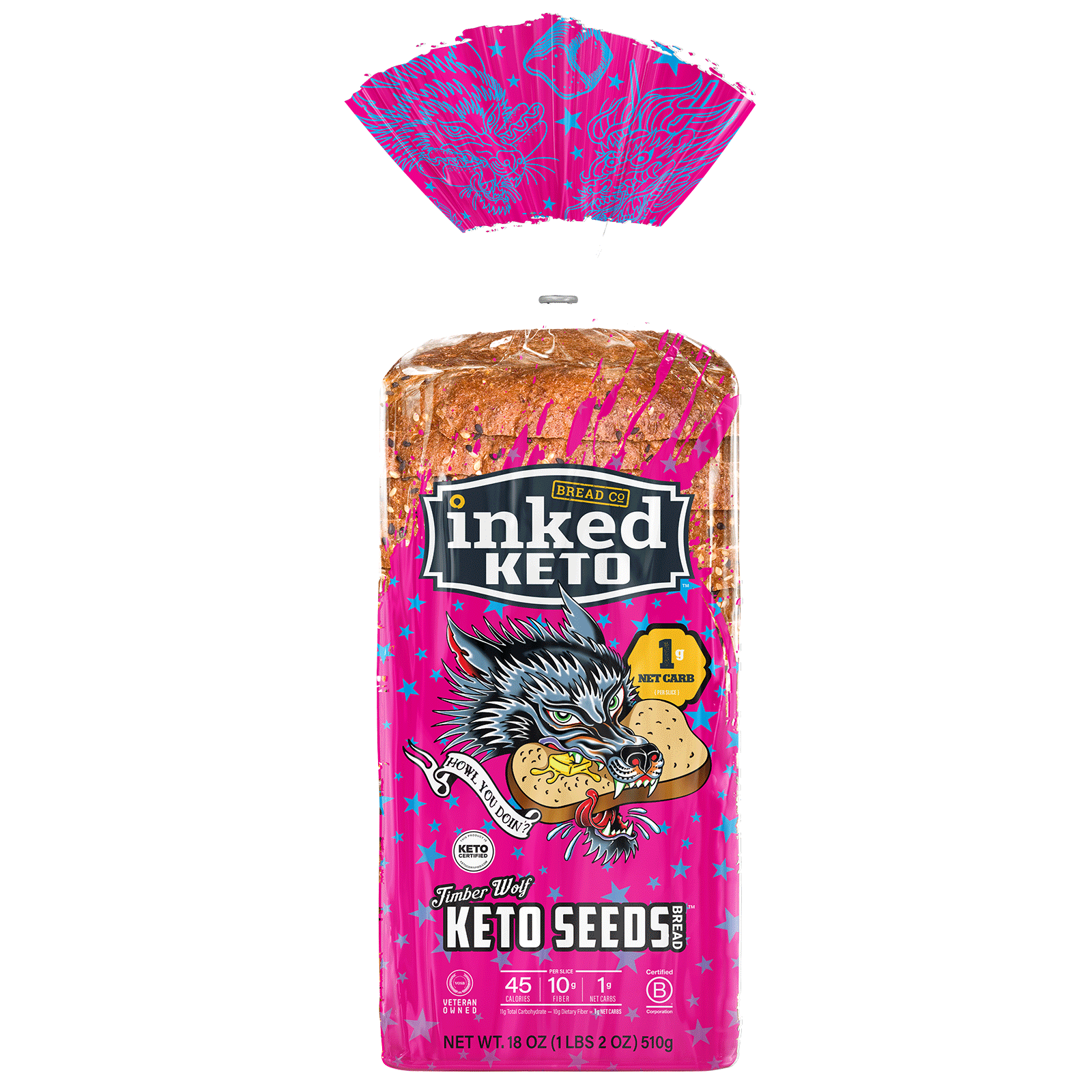 ビーズブレッド Keto) Timber Wolf Keto Seeds Bread – Inked Bread