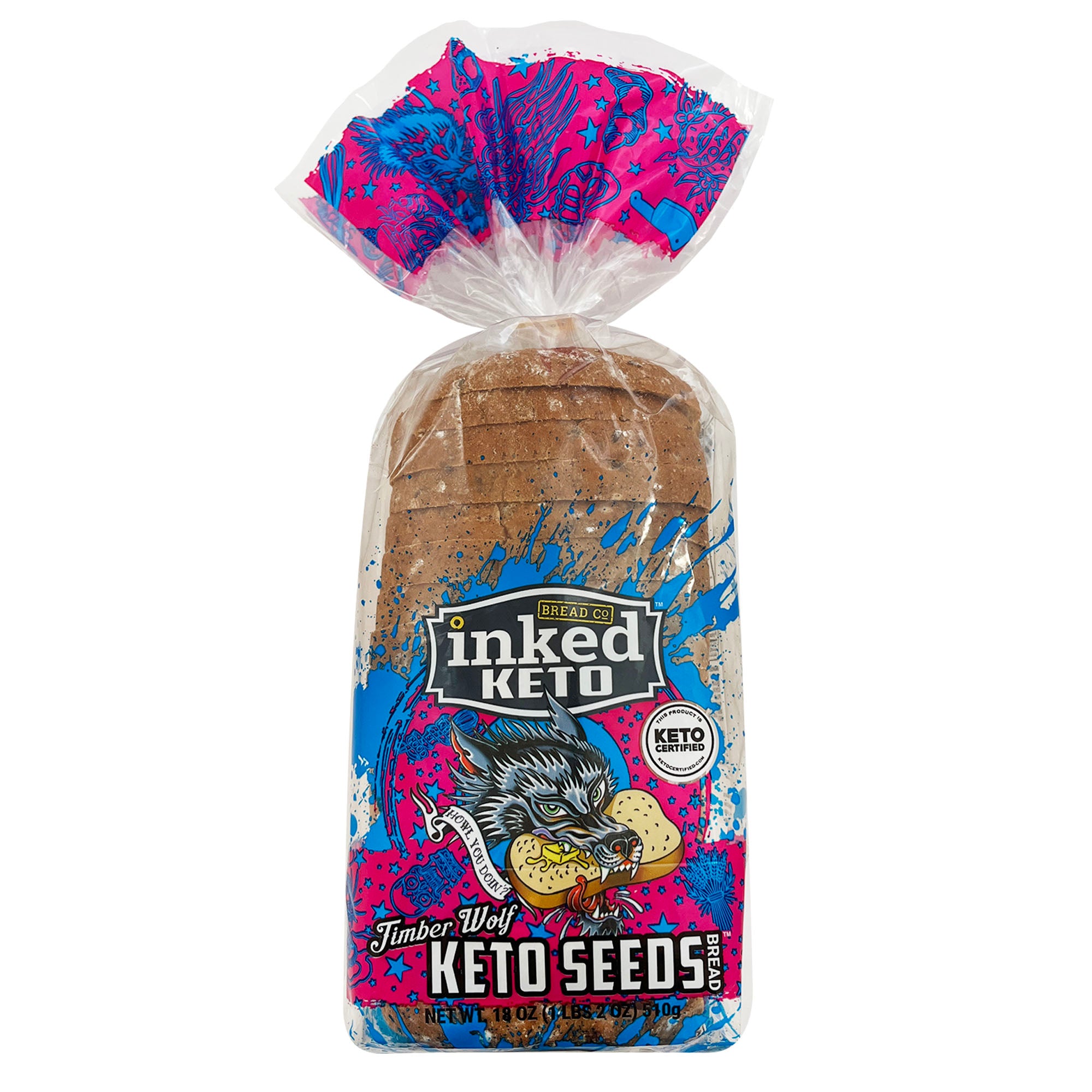 (Keto) Timber Wolf Keto Seeds Bread Inked Bread