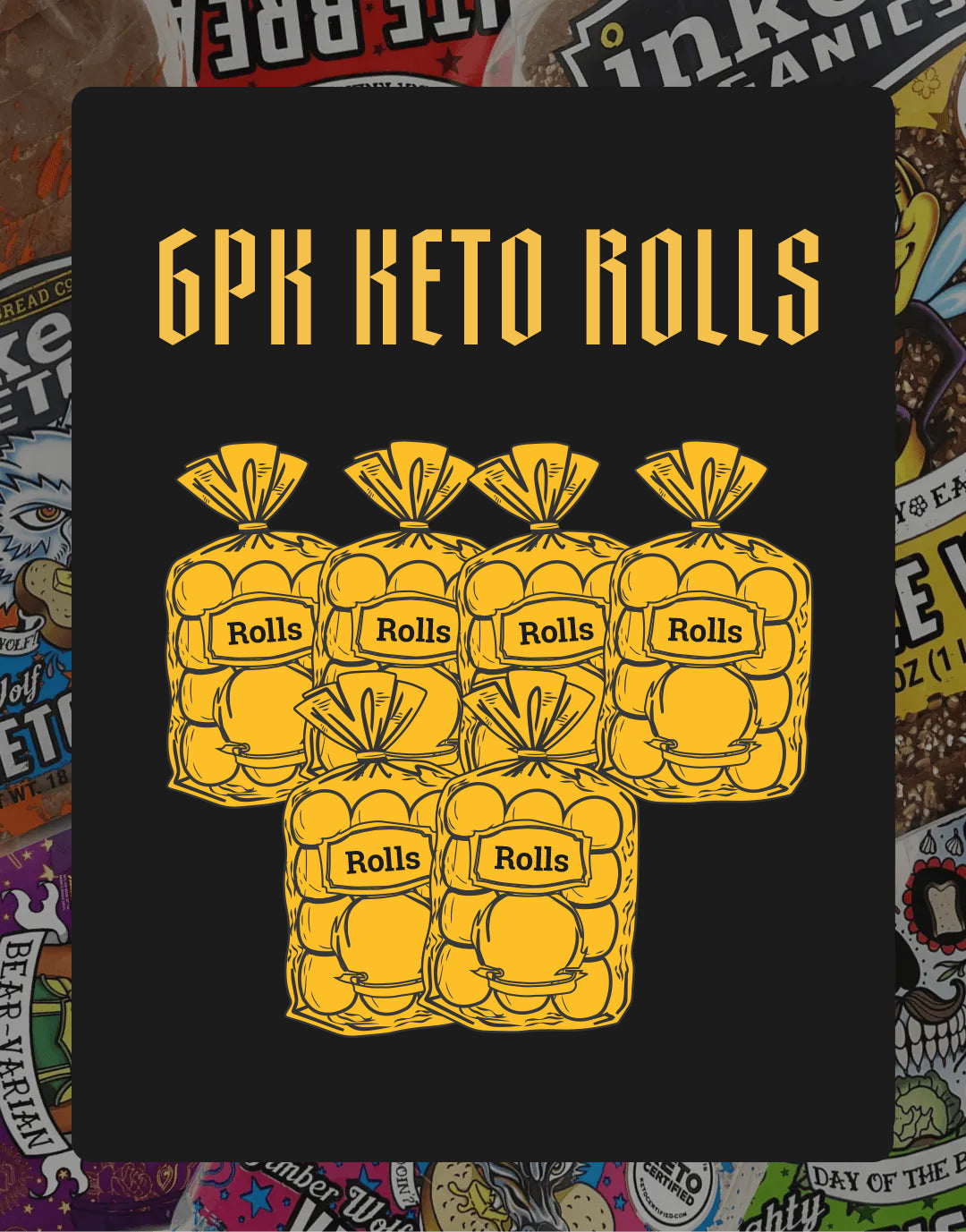 Keto Dinner Rolls (6pk)