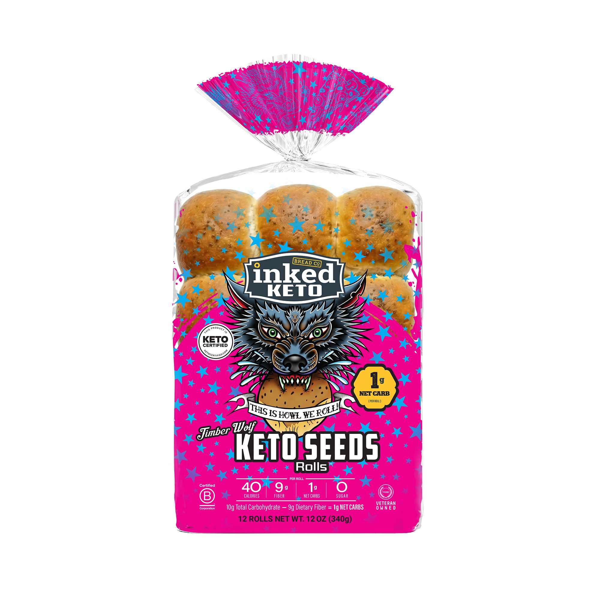 Keto Seeds Dinner Roll