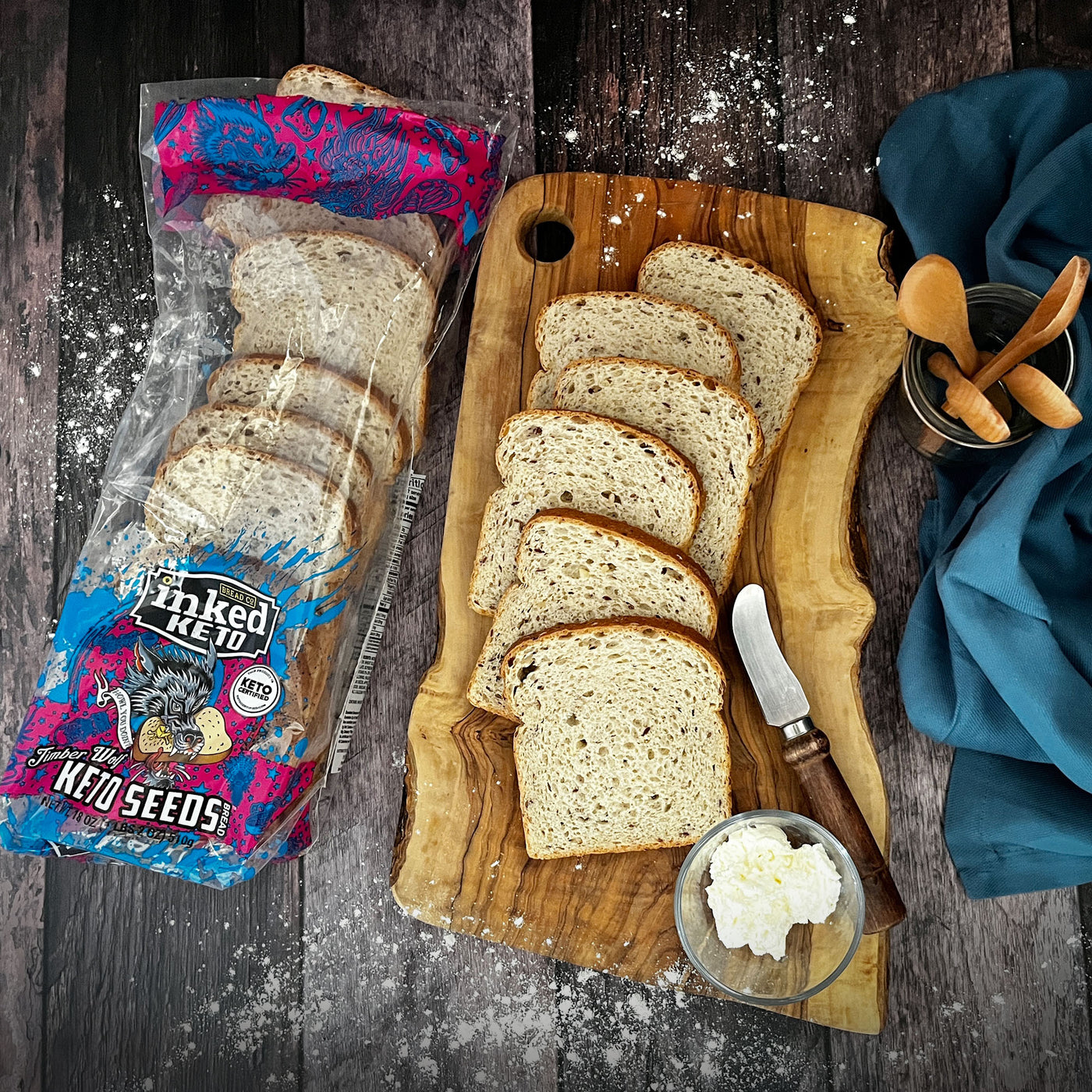 (Keto) Timber Wolf Keto Seeds Bread Inked Bread