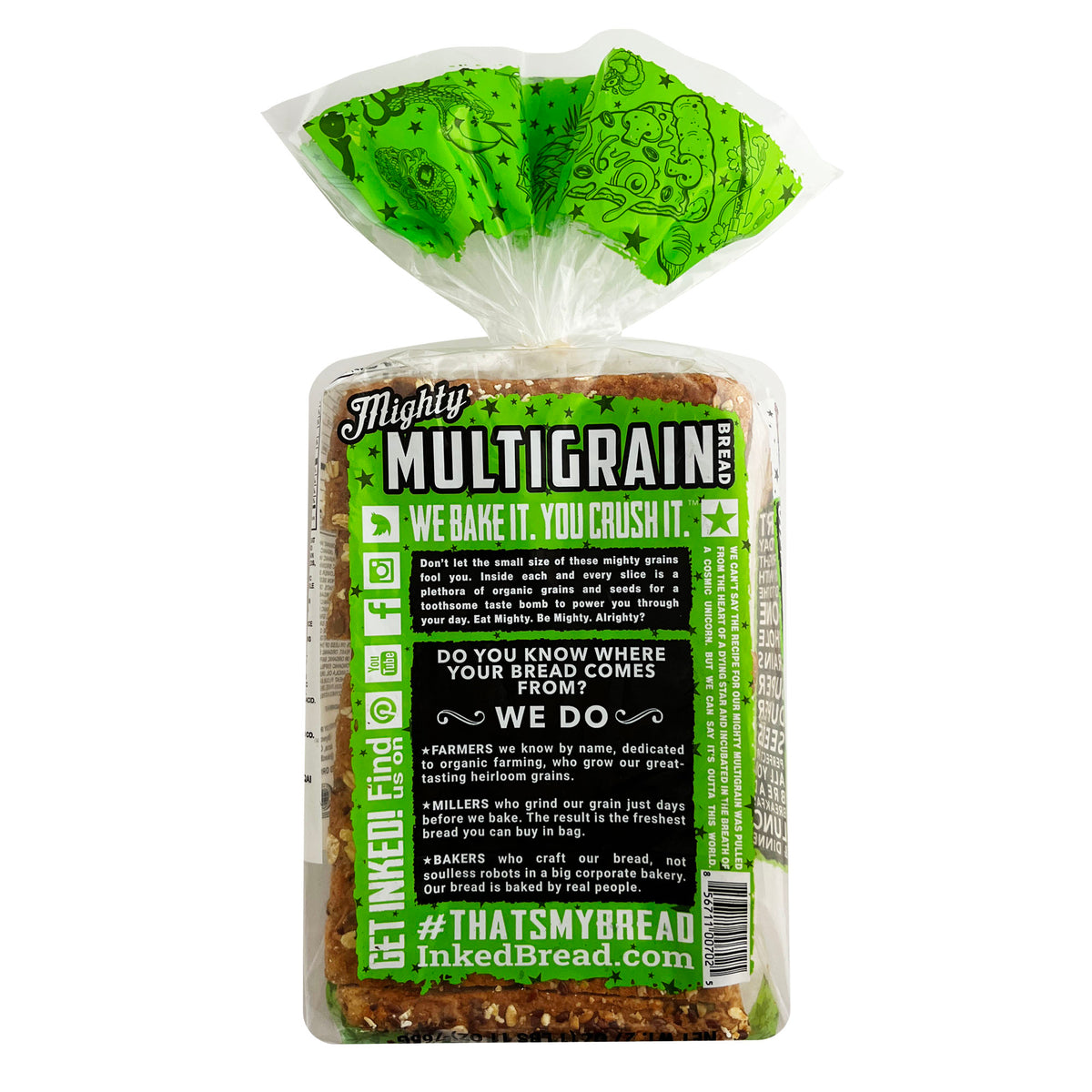 Multigrain Brown Serial (Organic) Mighty Multigrain – Inked Bread